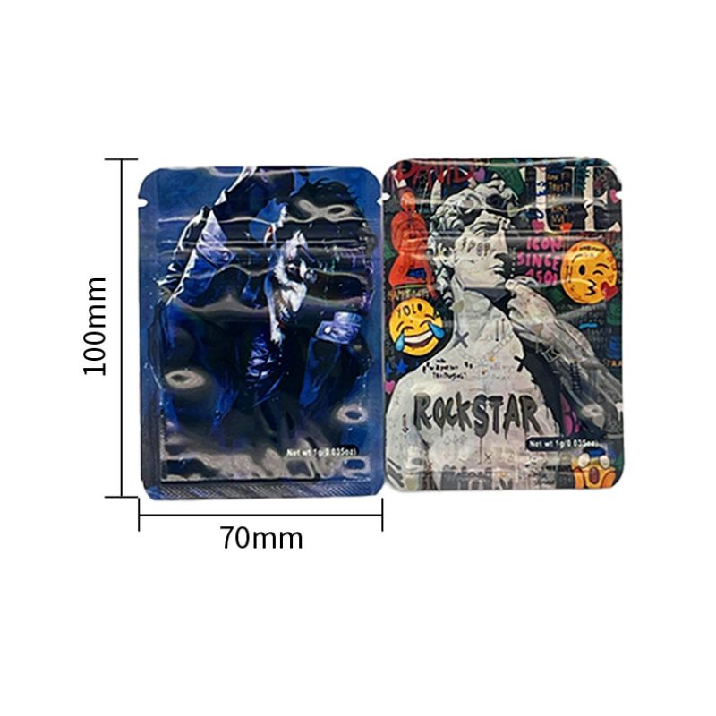 Custom Style 3.5G Mylar Weed Bags Bulk